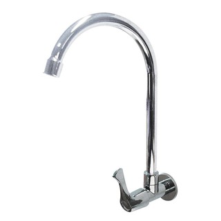 SINK FAUCET HOEN EN-2204B CHROME ก๊อกซิงค์เดี่ยวติดผนัง HOEN EN-2204B สีโครม ก๊อกซิงค์ ก๊อกน้ำ ห้องน้ำ SINK FAUCET HOEN