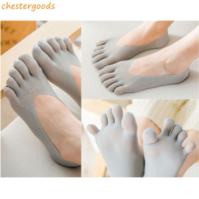 ถุงเท้าแยก5นิ้ว-สำหรับรองเท้าคัชชู-ซับเหงื่อดี-ลดการเสียดสีของนิ้วเท้า-สำผัสนุ่ม-ใส่สบาย