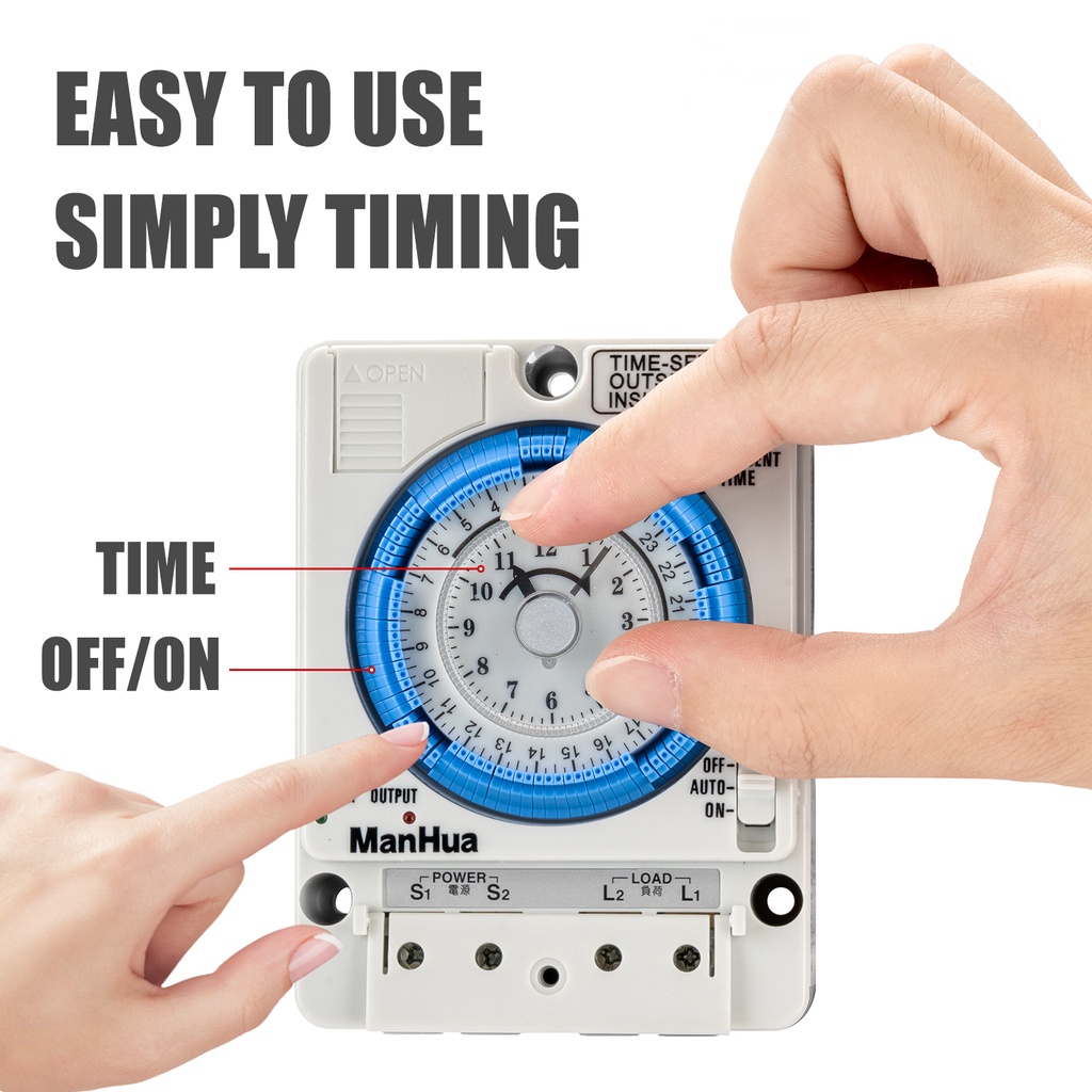 Timer Switch รุ่น TB388 ตัวตั้งเวลา ใช้กำลังไฟ220V ไทม์เมอร์ ทามเมอร์ ...