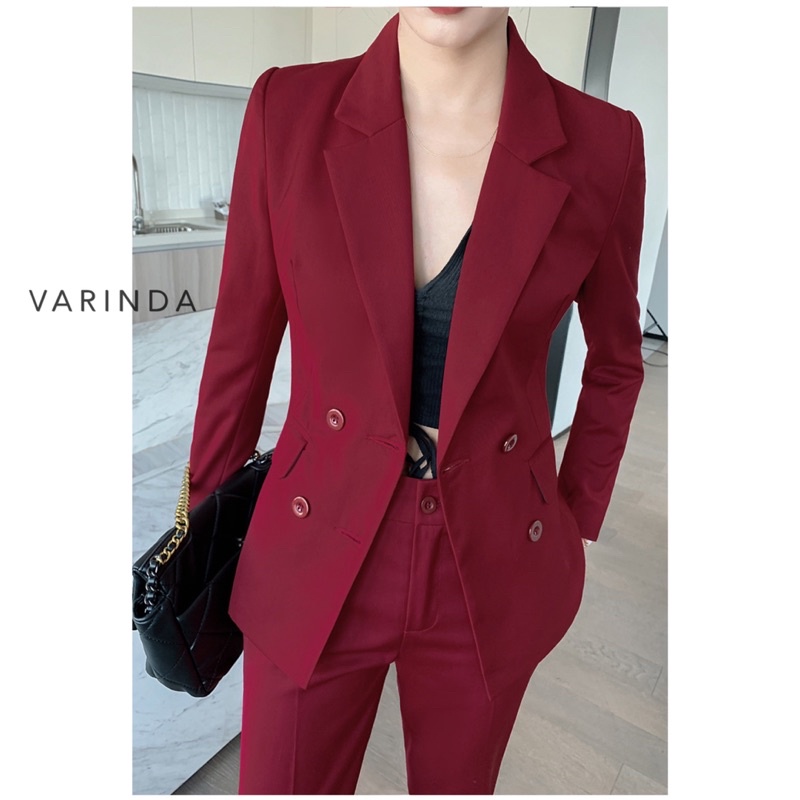 varinda-สูทสีแดง-สูทสีแดงออกงาน-สูทสีแดงเลือดหมู-สูทสีแดงไปงาน-สูทสีแดงสวยๆ-สูทสีแดงเก๋ๆ-สูทสีแดงใส่ทำงาน