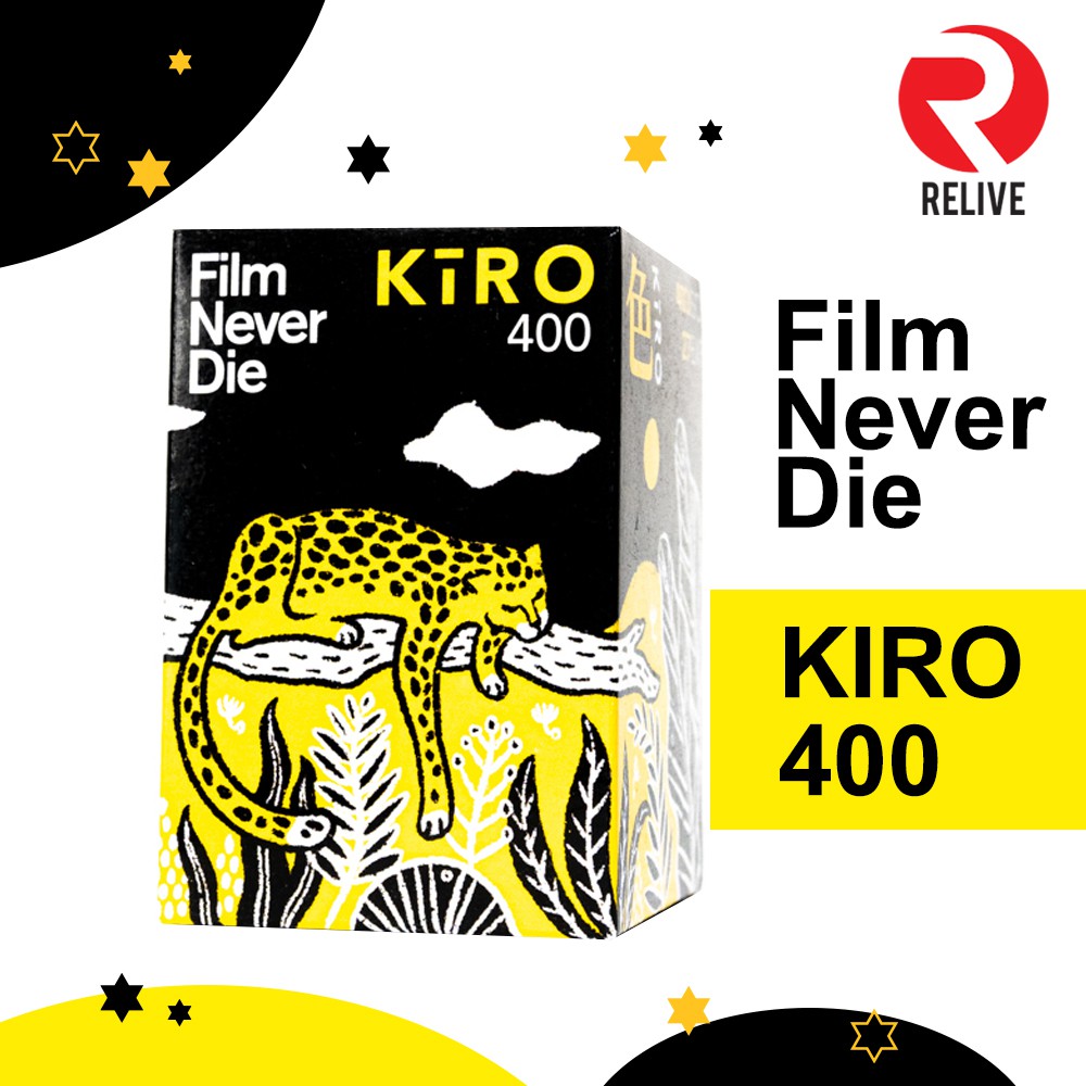 ราคาและรีวิวฟิล์ม สี ถ่ายรูป  Film Never Die KIRO 400  ( Film 35mm )