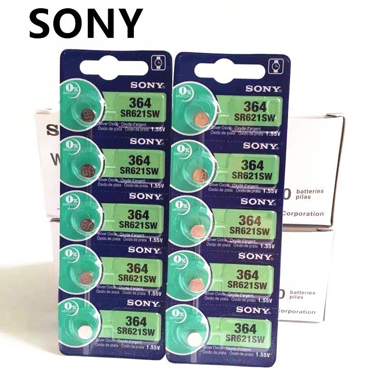 ถ่านกระดุม-364-sr621sw-1-55v-ถ่าน364-sony-ถ่านนาฬิกา