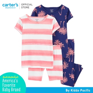 Carters Short Sleeve+Pants 4Pc Palm Tree L8 คาร์เตอร์เสื้อผ้าเซท 2 ชุด เสื้อพร้อมกางเกง