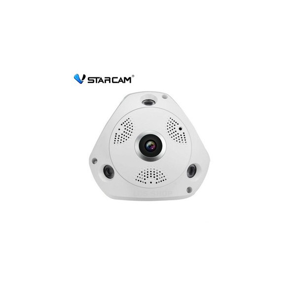 ภาพหน้าปกสินค้าVStarcam-3MP Panoramic IP Camera 3.0 พิเซล รุ่น C61S FHD 1536Pสีขาว จากร้าน nikytek บน Shopee