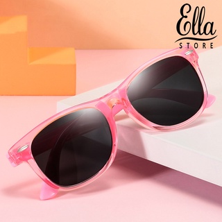 Ellastore123 แว่นตากันแดด เลนส์โพลาไรซ์ ป้องกันรังสียูวี UV400 สําหรับเด็ก