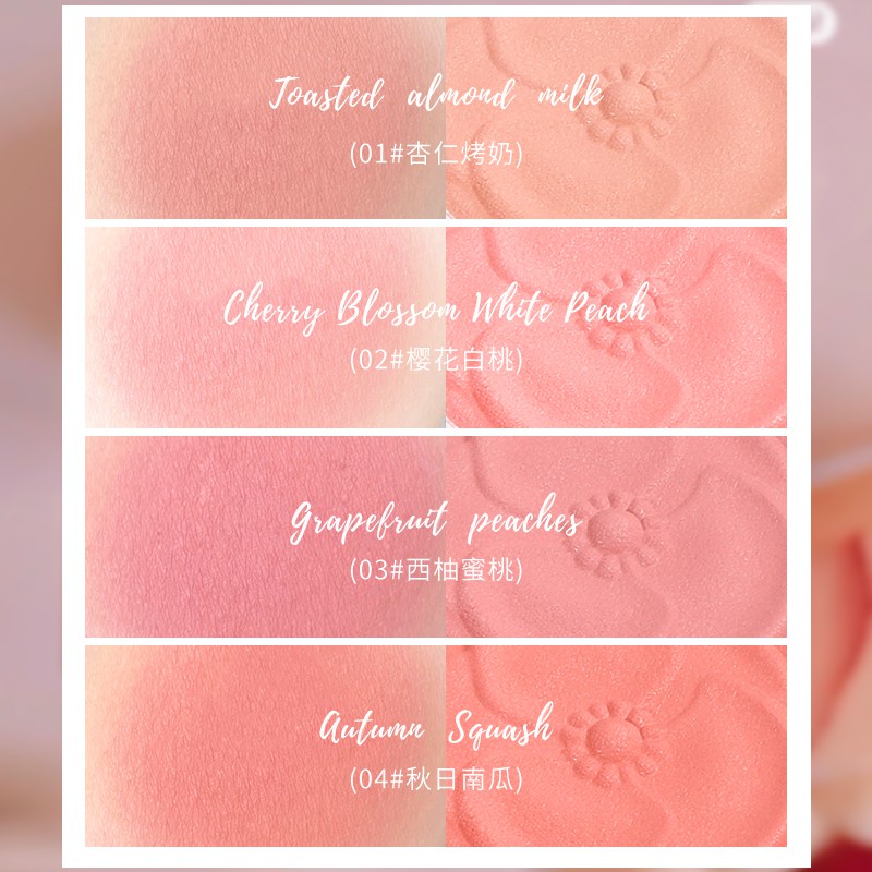 ภาพสินค้าบลัชออน Blusher hojo โทนส้ม ชมพูพีช ส้มพีช เนื้อดี สีสวย ติดทน จากร้าน pony__shop บน Shopee ภาพที่ 6