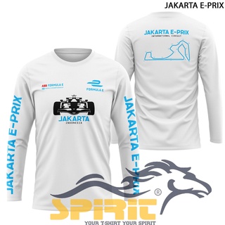 เสื้อยืดผ้าฝ้าย แขนยาว พิมพ์ลาย FORMULA E E-PRIX CIRCUIT Race 2022