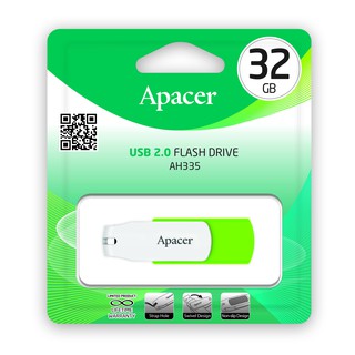 ภาพขนาดย่อของสินค้าApacer AH335 USB2.0 แฟลชไดร์ฟ 32GB (Apacer AP32GAH335G-1)
