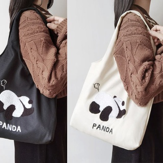 กระเป๋าผ้า Lazy Panda