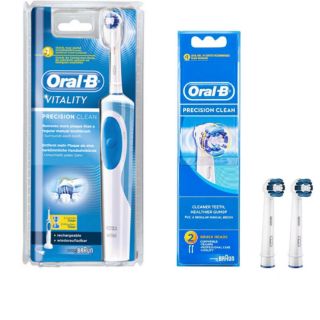 ภาพหน้าปกสินค้าชุดแปรงสีฟันไฟฟ้า Oral-B Vitality พร้อมหัวแปรงรีฟิล 2 หัวแปรง ที่เกี่ยวข้อง