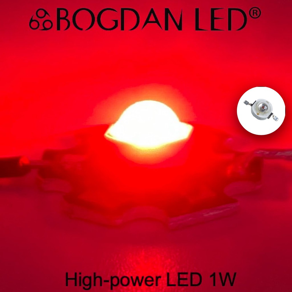 led-high-power-1w-red-แอลอีดีลูกปัดสีแดง-ให้ความสว่างสูงเต็มวัตต์-ความร้อนต่ำ-อายุการใช้งานยาวนาน-สินค้าพร้อมส่งในไทย