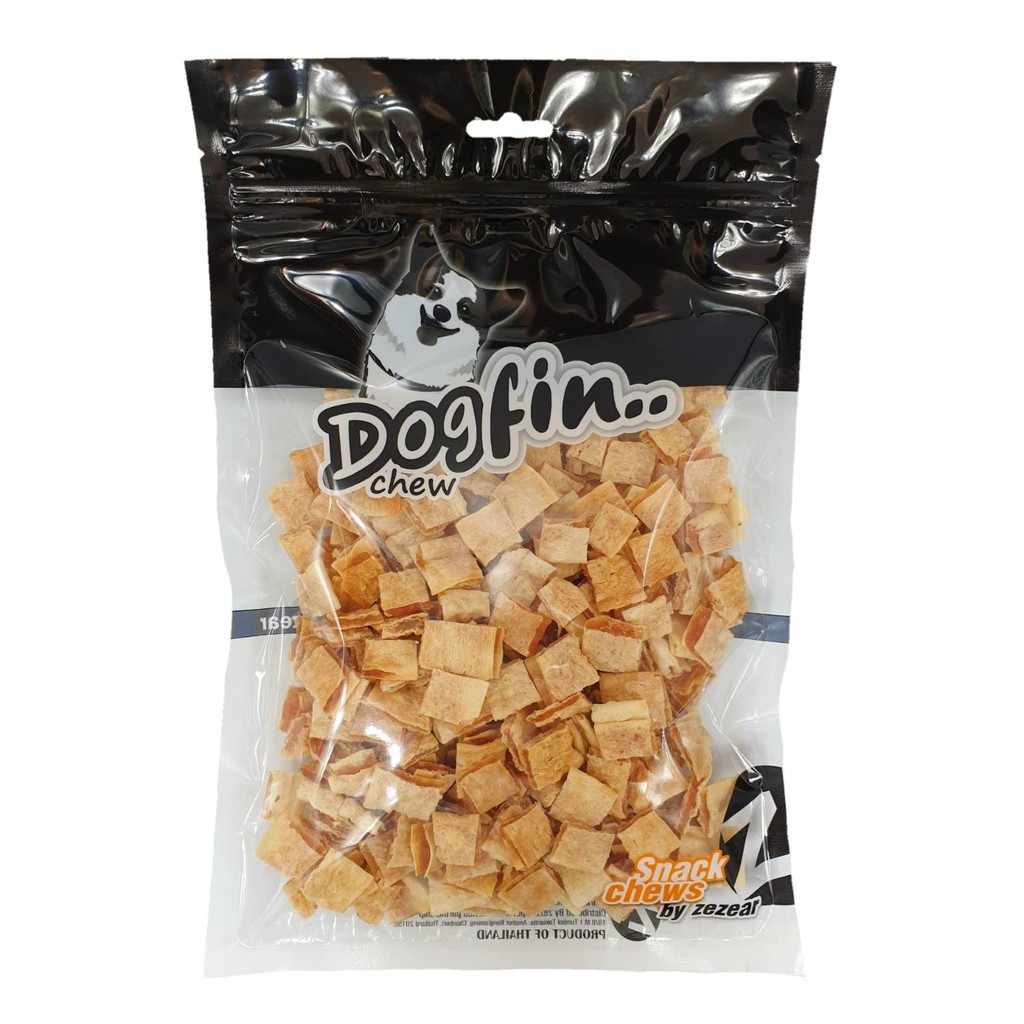 Dogfin (ด็อกฟิน) ไก่แซนวิชทาโร่ชิ้นเล็ก ขนมสุนัขและแมว | Shopee Thailand