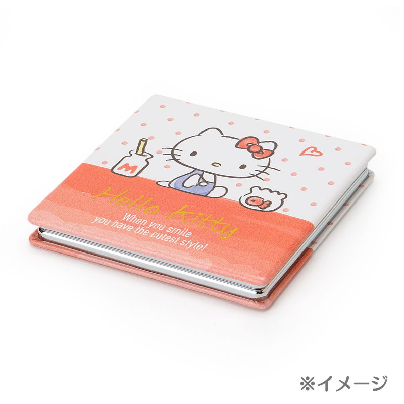 กระจกพกพา-sanrio-มีกระจก-2-ด้าน-กระจกธรรมดา-กระจกขยาย