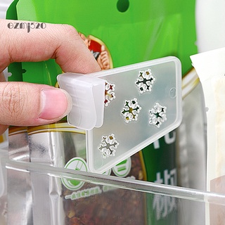 【AG】4Pcs/Set Refrigerator Shelf Dividers Clip Design Convenient Plastic Adjustable Refrigerator Pantry Separators Kitch
