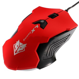 USB Optical Mouse NUBWO (NM-60 LEDOLF) Red/Black