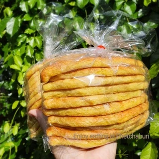 ขนมใบไม้โบราณ ขนมปังใบไม้ ขนมหวานเมืองเพชรบุรี แพ็ค 10 ชิ้น photo
