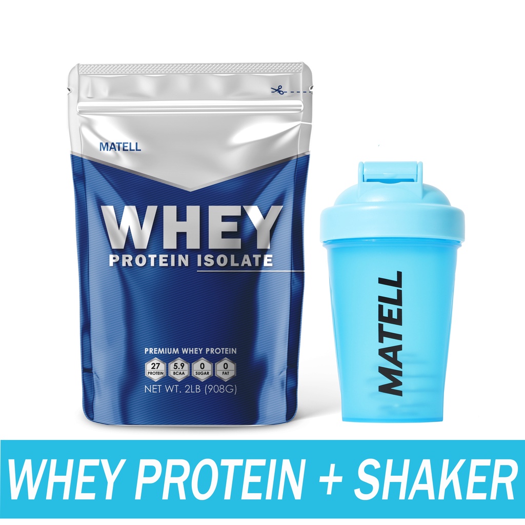 MATELL Whey Protein Isolate เวย์โปรตีน ไอโซเลท ลดไขมันเพิ่มกล้ามเนื้อ ...