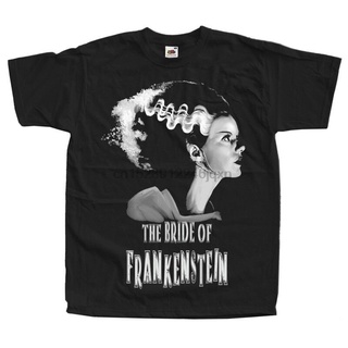 เสื้อยืด พิมพ์ลายภาพยนตร์ The Bride Of Frankenstein สไตล์สตรีท ฮาราจูกุ สําหรับผู้ชาย มีสีดํา สีขาว ไซซ์ XxxxlS-5XL