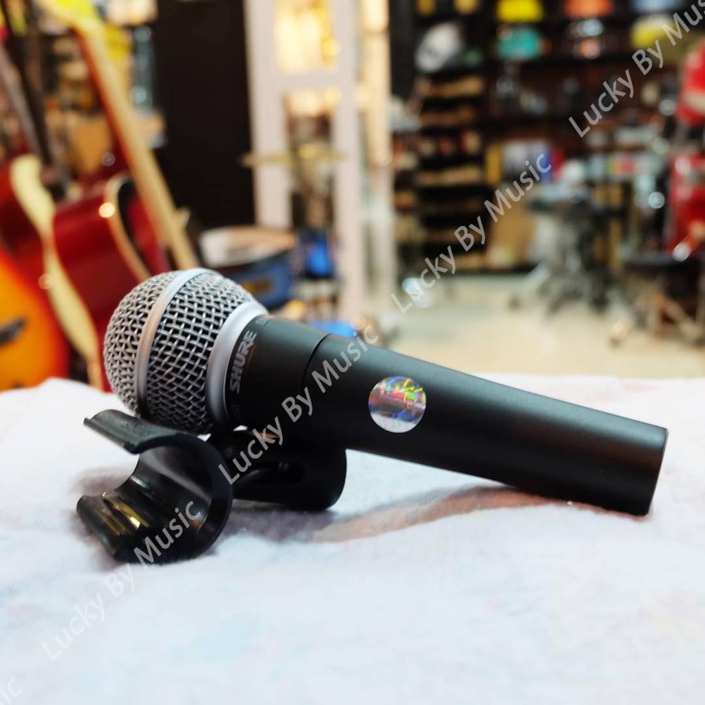 shure-รุ่น-sm58-ไมค์สำหรับร้อง-พูด-ของแท้100-รับประกันจากศูนย์-เสียงแน่นชัดเจน-ฟรี-ที่จับไมค์-ซองหนัง-ใบประกันสินค้า