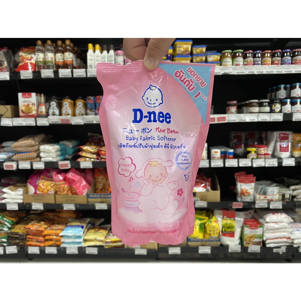 ภาพหน้าปกสินค้าดีนี่ ปรับผ้านุ่มเด็ก สีชมพู ชนิดถุงเติม 600 มล.(0224) D-Nee Happy Baby จากร้าน aimnattapon บน Shopee