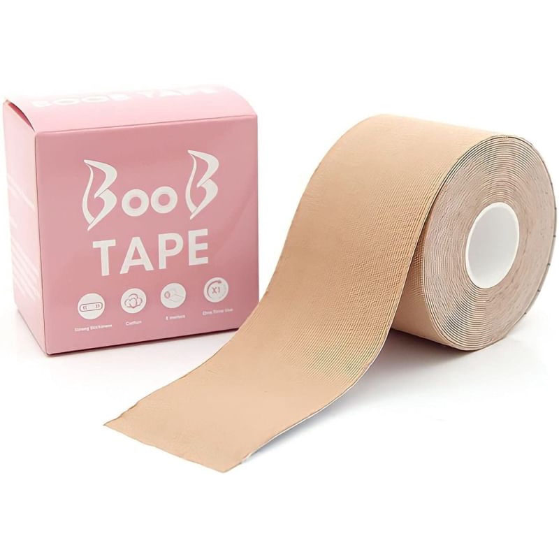 เทปพันหน้าอกจัดทรงยกกระชับ-boob-tape-อุปกรณ์ตัวช่วยสำหรับสาวๆ-ช่วยในการใส่-ชุดเกาะอก-เสื้อยืด-ชุดแต่งงาน-เสื้อกีฬาและ