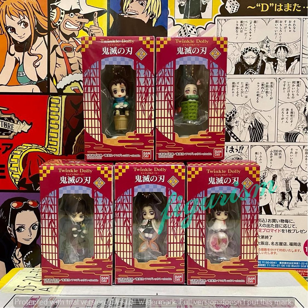 พวงกุญแจ-twinkle-dolly-demon-slayer-vol-2-แบบแยก-โมเดล-gashapon-กาชาปอง-kimetsu-no-yaiba-ดาบพิฆาตอสูร-ของแท้-ญี่ปุ่น