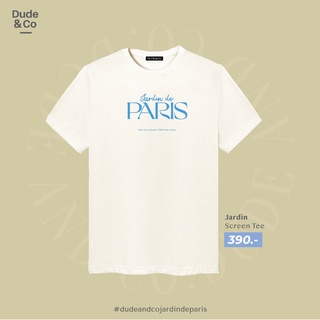 HH Dude and Co. - Jardin Blue เสื้อยืด ผ้านิ่ม