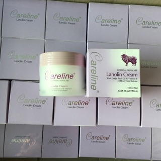 Careline Lanolin Cream with Grape Seed Oil &amp; Vitanmin E 100ml.