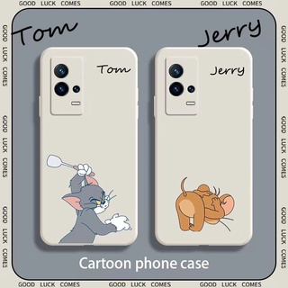 เคสโทรศัพท์มือถือ ลายการ์ตูนหนูทอม เจอร์รี่ สําหรับ Vivo Y21 Y01 Y75 5G T1X Y21T Y12 Y15 Y12A Y21A Y01A Y12S Y20 Y20S G Y20I Y19 Y50 Y30 Y30I Y33T Y91 Y91i y95 Y21S Y33S Y15A Y15s Y17 Y31 Y51 Y53S