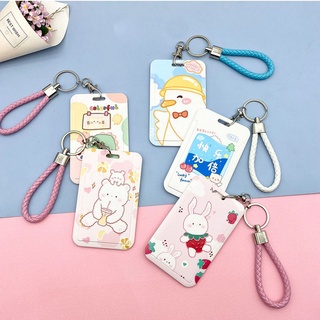 [พร้อมส่ง42แบบ⭐️] คีย์การ์ด ซองใส่บัตร ลายการ์ตูน  พวงกุญแจ สายคล้องคอ 🚀