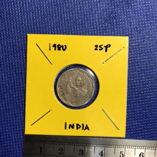 No.14030 ปี1980 อินเดีย 25 PAISE เหรียญสะสม เหรียญต่างประเทศ เหรียญเก่า หายาก ราคาถูก