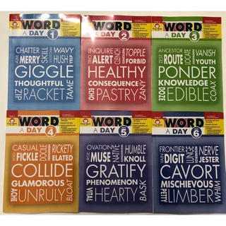 หนังสือแบบฝึกหัด A Word A Day (Evan Moor)