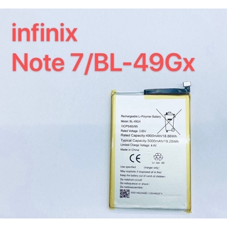 แบตเตอรี่ Battery รุ่น infinix Note 7 / BL-49Gx / Note7 สินค้าพร้อมส่ง