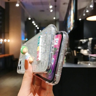 ภาพขนาดย่อของภาพหน้าปกสินค้าเคส For iPhone 12 11 Pro Max Xs X XR 6 6S 7 8 Plus 6+ 6s+ 7+ 8+ 6p 7p 8p mini SE 2020 Cartoon Cute Ice Cream Monster Glitter Clear Soft Phone Back Case Cover จากร้าน mddmy.th บน Shopee ภาพที่ 3