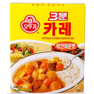 สินค้า ottogi curry ผัดแกงกะหรี่เกาหลี 3분카레 200g.