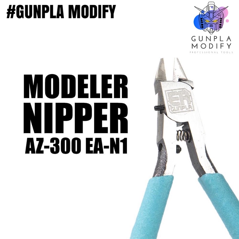 EA GUNPLA คีมตัดพลาสติกโมเดลแบบคมเดียว Single Blade Nipper AZ300 Shopee Thailand