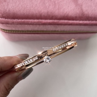 ภาพหน้าปกสินค้า「 โค้ด QMPWS ลดทันที 45.- | ช้อปขั้นต่ำ 300.- 」 Margarita Ultra Luxe Diamond Stainless Bangle ที่เกี่ยวข้อง