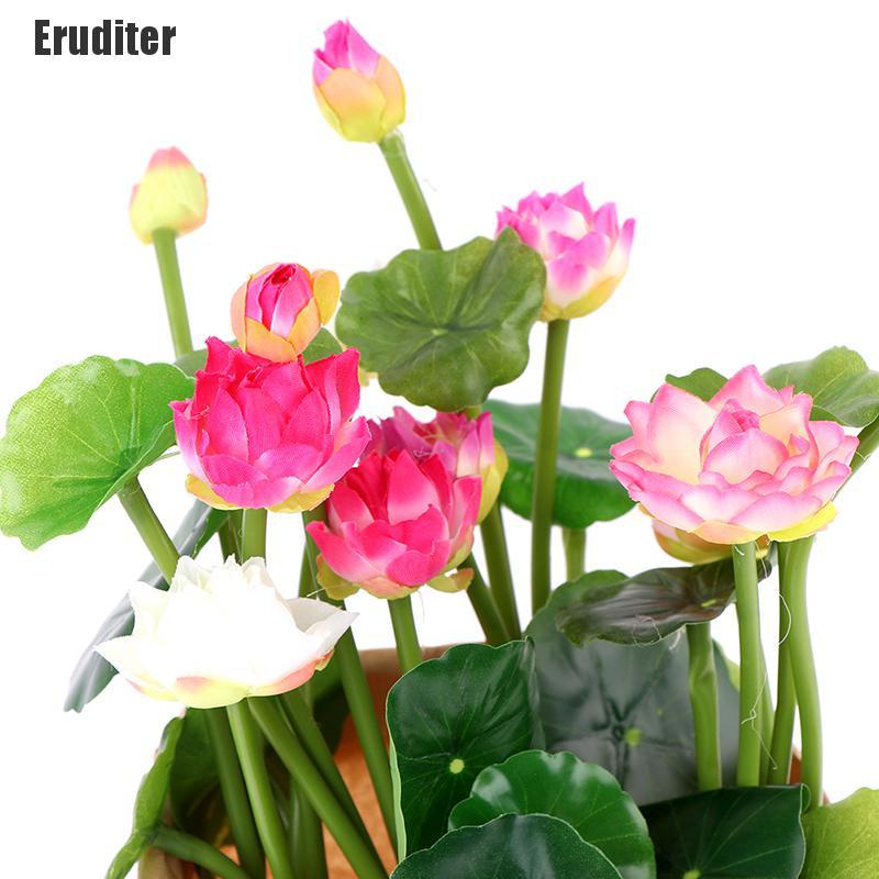eruditer-ดอกไม้ประดิษฐ์-ดอกลิลลี่-ดอกบัวจําลอง-สําหรับบ้าน