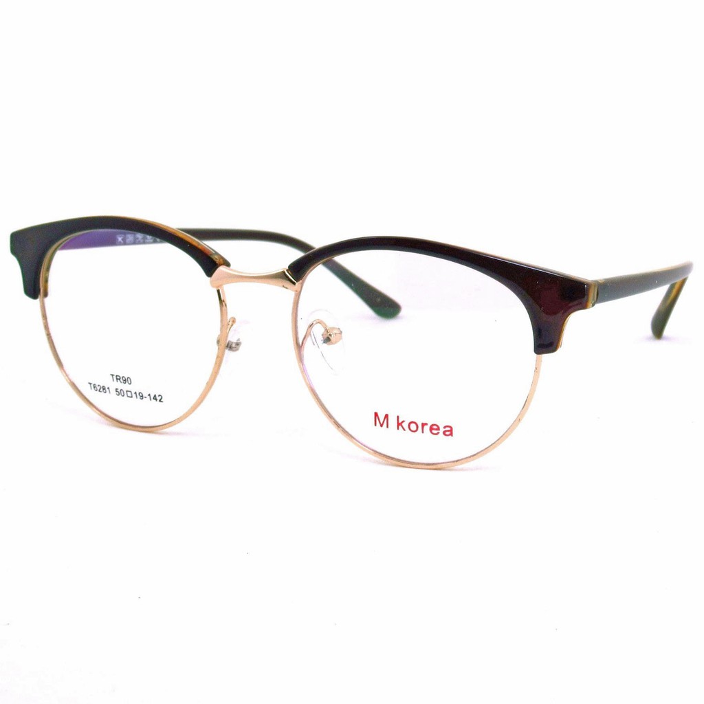 fashion-m-korea-แว่นตากรองแสงสีฟ้า-t-6281-สีน้ำตาลตัดทอง-ถนอมสายตา