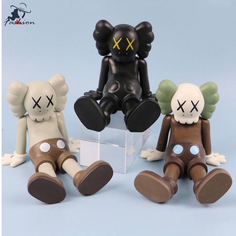 โมเดลฟิกเกอร์-kaws-น่ารัก-เหมาะกับของสะสม-สําหรับตกแต่งภายในรถยนต์