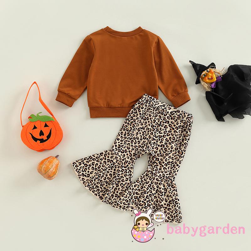 babygarden-6-เดือน-4-ปี-ชุดฮาโลวีน-ฟักทอง-สายรุ้ง-พิมพ์ลายตัวอักษร-แขนยาว-เสื้อกันหนาว-และชุดลําลอง-ขาบาน-ลายเสือดาว