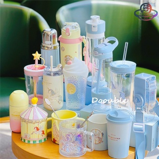 【พร้อมส่ง】Starbucks China 2022 แก้วกระติกน้ําร้อน ลายทุเรียน แฟชั่นฤดูร้อน