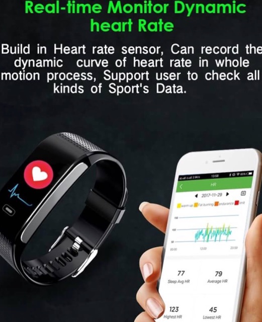 นาฬิกาเพื่อสุขภาพและการออกกำลังกาย-ck18s-smartwatch-smart-bracelet