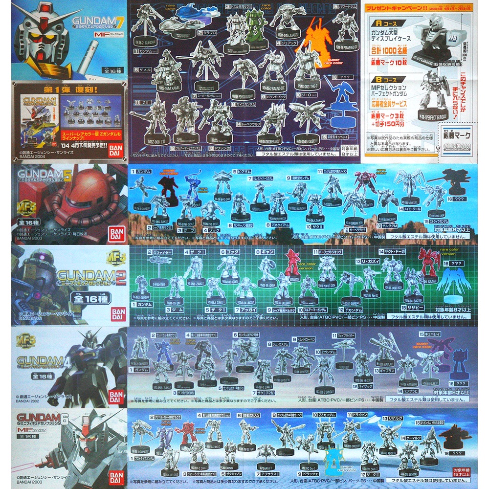 mobile-suit-gundam-mini-figure-selection-ของแท้ญี่ปุ่น-bandai