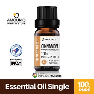 นํ้ามันหอมระเหย อบเชย ใบอบเชยกลั่นไอน้ำ 100% Ceylon True Cinnamon Leaf Essential Oil Steam-Distilled Cinamon น้ำมันอบเชย
