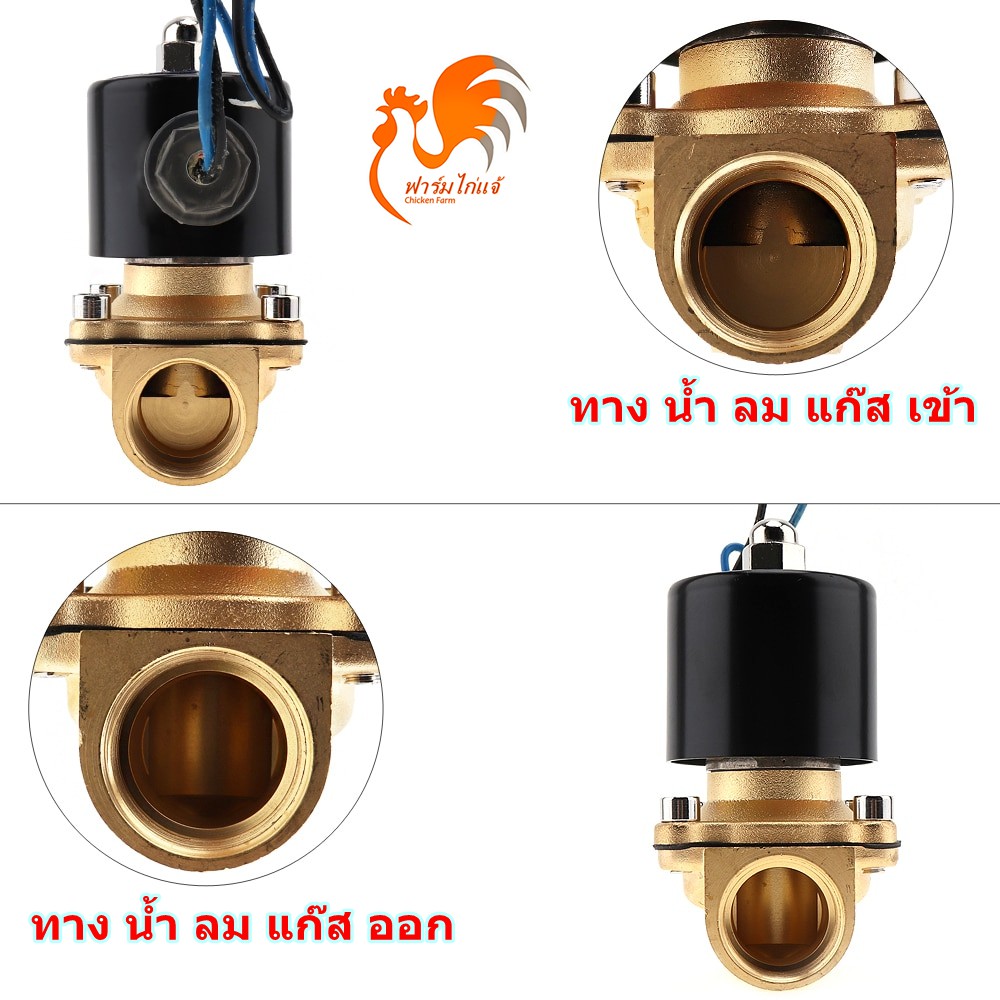 ส่งด่วน-สินค้าในไทย-12vdc-nc-ขนาด-2-นิ้ว-16-หุน-แบบปกติปิด-nc-โซลินอยด์วาล์-วาล์วทองเหลือง-โซลินอยด์-รุ่นภายนอกอาคาร