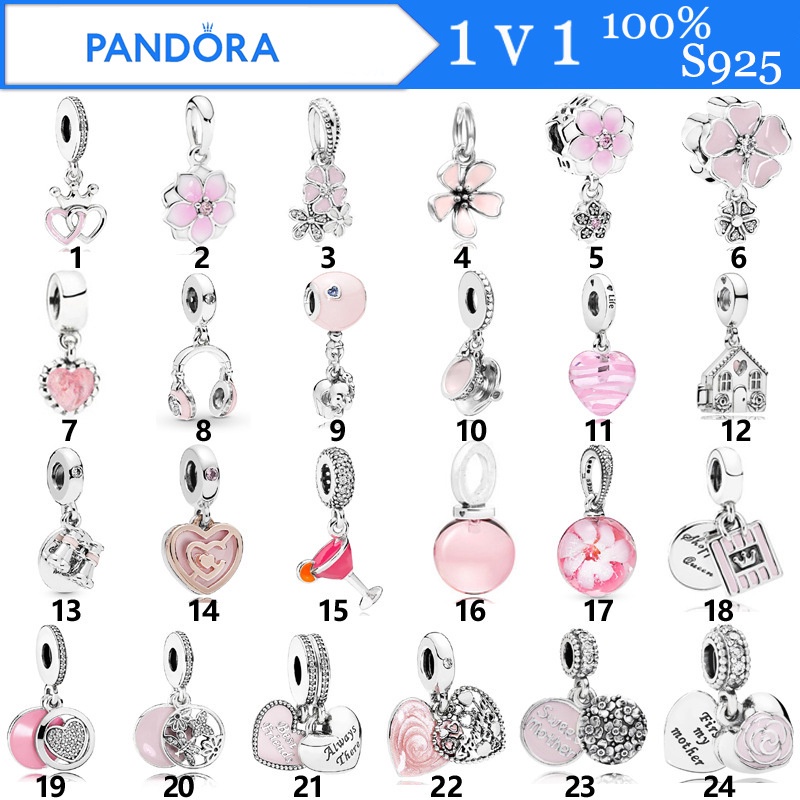 pandora-ลูกโป่งหูฟัง-เงินสเตอร์ลิง-s925-ลายดอกพีช-แมกโนเลีย-หัวใจ-ความภักดี-ของขวัญวันเกิด-สําหรับผู้หญิง-p825-diy