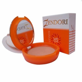 Zendori Extra Cover Foundation SPF 30 แป้งพัฟเซนโดริ ปกปิด คุมมัน กันแดด กันน้ำ 4. เซนส้ม