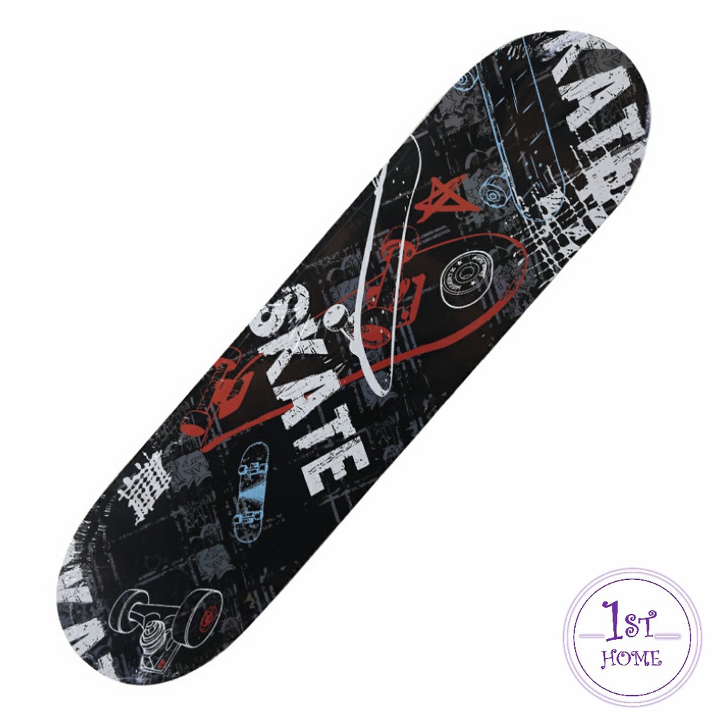 สเก็ตบอร์ด-สไตล์สปอร์ตสวยงาม-ทนทาน-สกู๊ตเตอร์-สี่ล้อ-skate-board