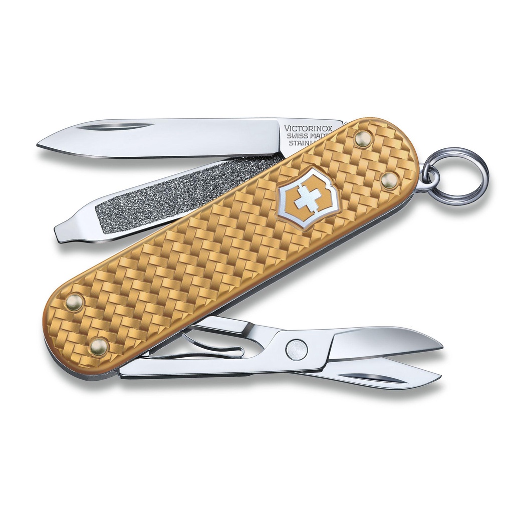 มีดพับ-victorinox-classic-sd-precious-alox-brass-gold-0-6221-408g